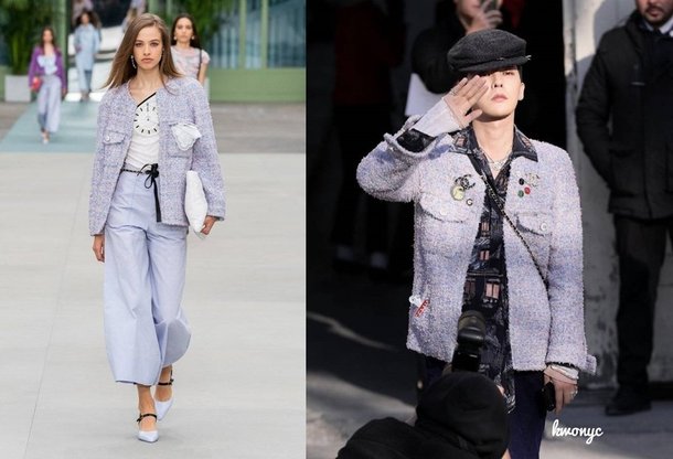 Netizen Buzz G Dragon Looks Chic In Chanel Womenswear