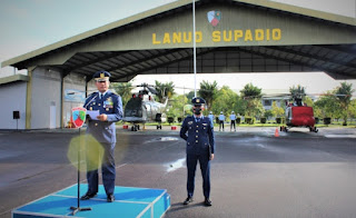 Personel Lanud Supadio , Ikuti Rangkaian Upacara Hari Pahlawan Secara Serentak.