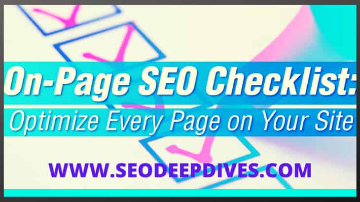 HOW TO DO  ON PAGE SEO?