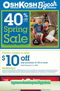 Free Printable OshKosh B'gosh Coupons