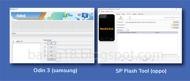 Cara melakukan flashing android yang mati total dengan odin dan Sp flash tool