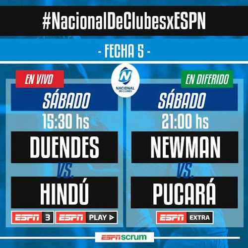 Duendes - Hindú (en vivo, Nacional de Clubes, ESPN 3