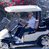 Barack Obama pictured for the first time since he left office...and he's driving himself (photos) 