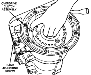 Ford automatic transmission A4LD disassembly