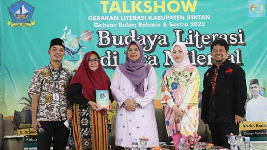 Talk Show Gerakan Literasi Gebyar Bulan Bahasa Dan Sastra Bintan
