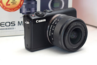 Jual Kamera Mirrorless Canon M100 TouchScreen Fullset