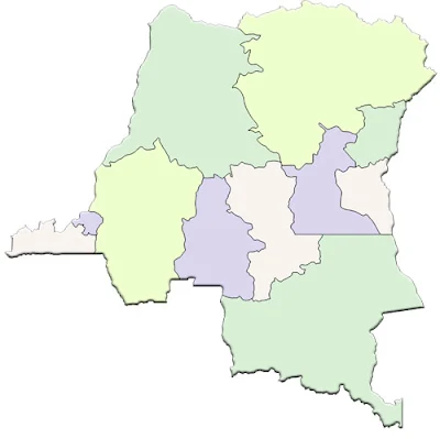 image: Blank color Democratic Republic of the Congo Map