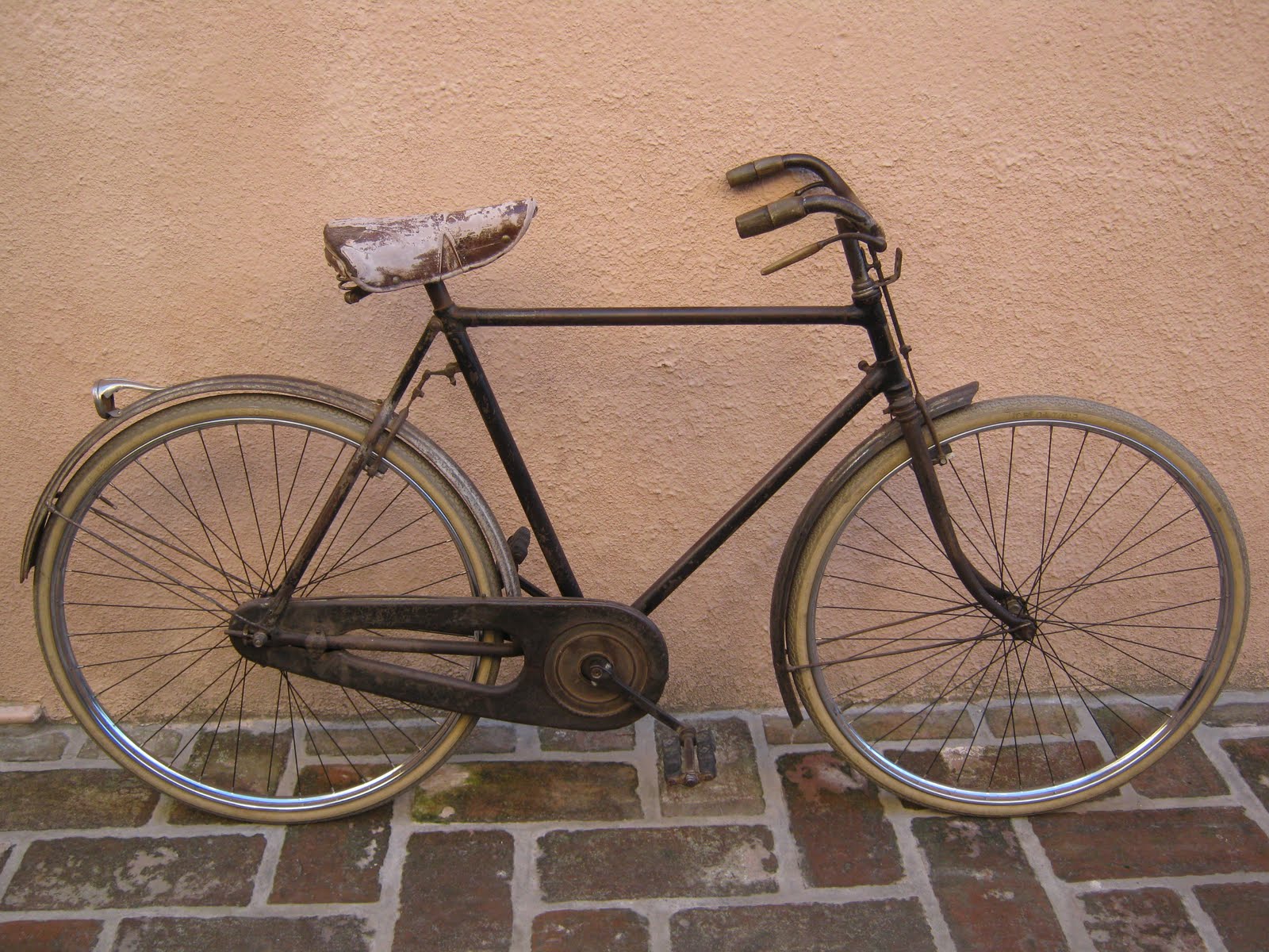 fregio bicicletta bianchi con freni a bscchetta