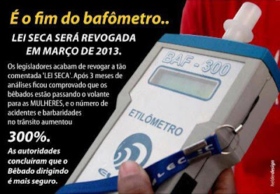 Bafômetro engraçado 