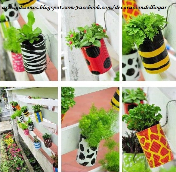 MACETAS CREATIVAS Y NOVEDOSAS PARA PLANTAS by artesydisenos.blogspot.com