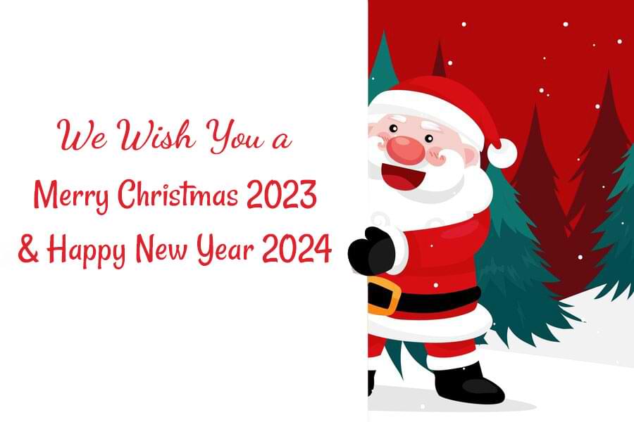 tulisan merry christmas 2023 and happy new year 2024