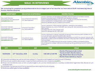 Alembic pharma Walk in