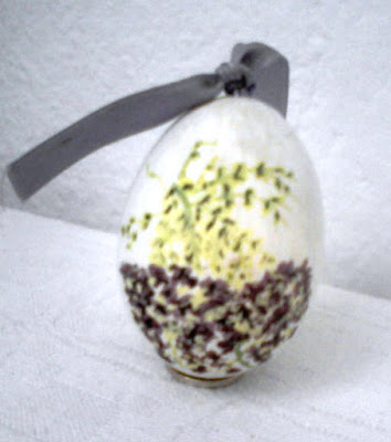 Mini quadri su uova dipinte a mano per Pasqua. tutorial. diy 6
