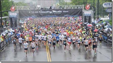 Rock n Roll Nashville Start Line