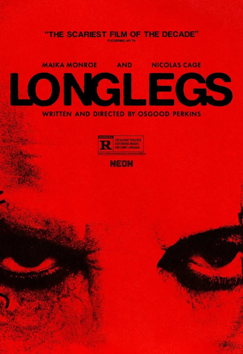 Рецензия на фильм «Собиратель душ» (Longlegs) - Красный постер