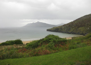 View of Ballymastocker Bay from the road above, County Donegal, Ireland