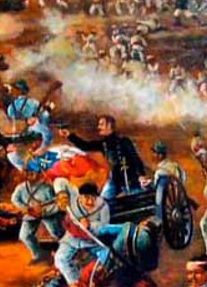 Imagen de la Batalla de Junín a colores