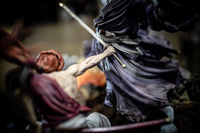 estatua KENSHIN VS SHISHIO de Figurama Collectors