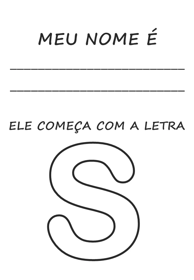 Atividade com a Primeira Letra do Nome