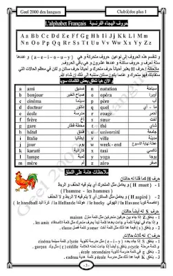 أحدث مذكرة فرنساوي اولى ثانوي ترم اول 2022