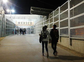 Pedstrian walkway to Tijuana and the San Ysidro Port of Entry 