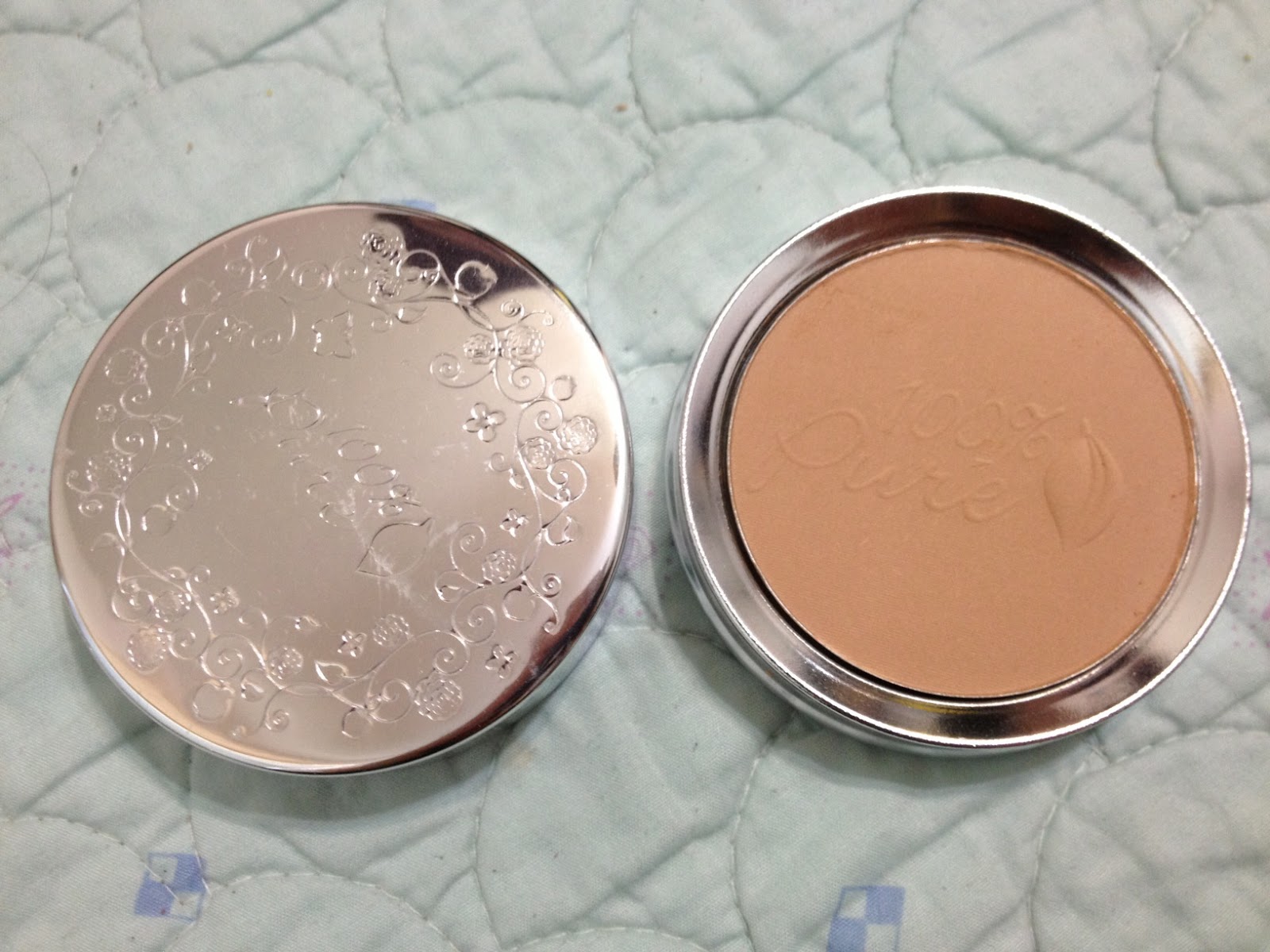 100 pure powder foundation review