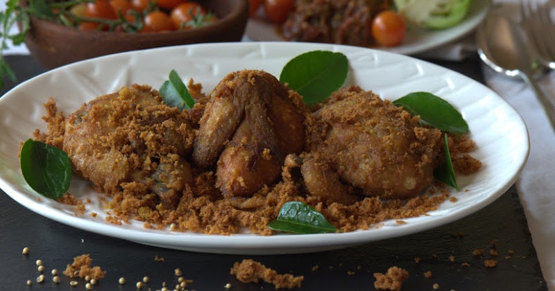 Indonesian Medan Food: Ayam Penyet Special ( Tender Fried 