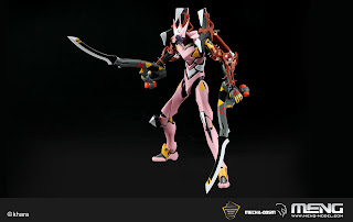 Plamo EVA Unit-08γ Evangelion Unit-08 [ Multicolor Molded Version ], MENG Model