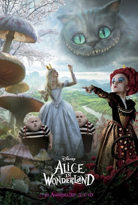 Mia Wasikowska as Alice in wonderland