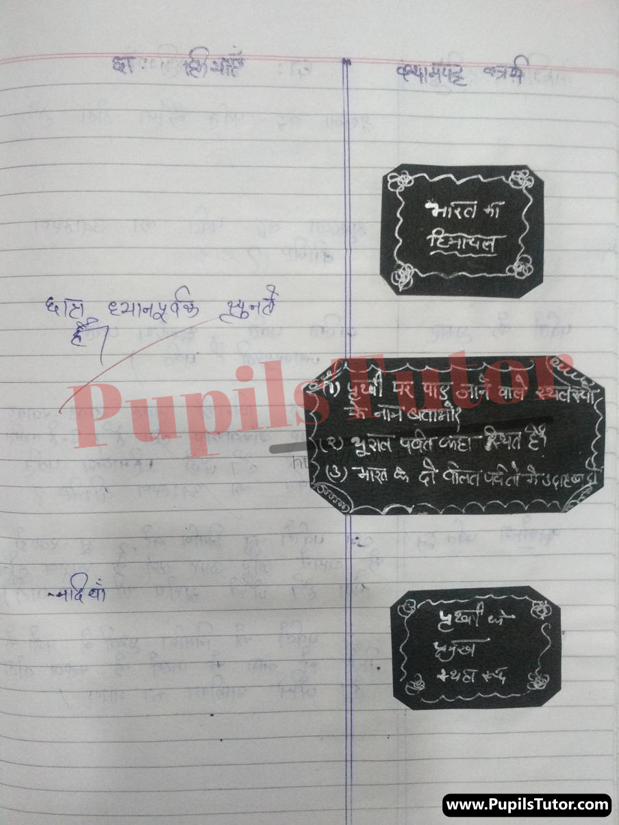 Lesson Plan On Prithvi Ke Pramukh Sthal Roop For Class 8th | Prithvi Ke Pramukh Sthal Roop Path Yojna – [Page And Pic Number 5] – https://www.pupilstutor.com/