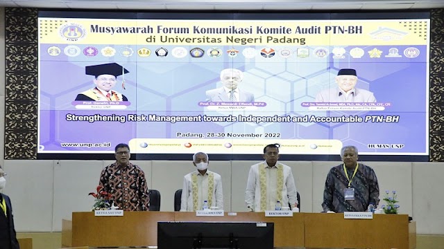 Musyawarah Forum Komunikasi Komite Audit PTN-BH ke 6 di UNP