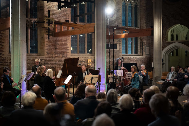 Supported by a Continuo Foundation grant: Bach Club Soloists concert at St Mary’s Church, Putney in February 2022 (Photo Continuo Foundation)