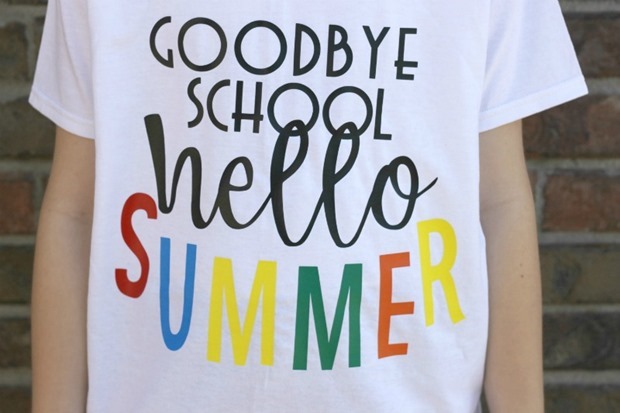 cricut summer tee