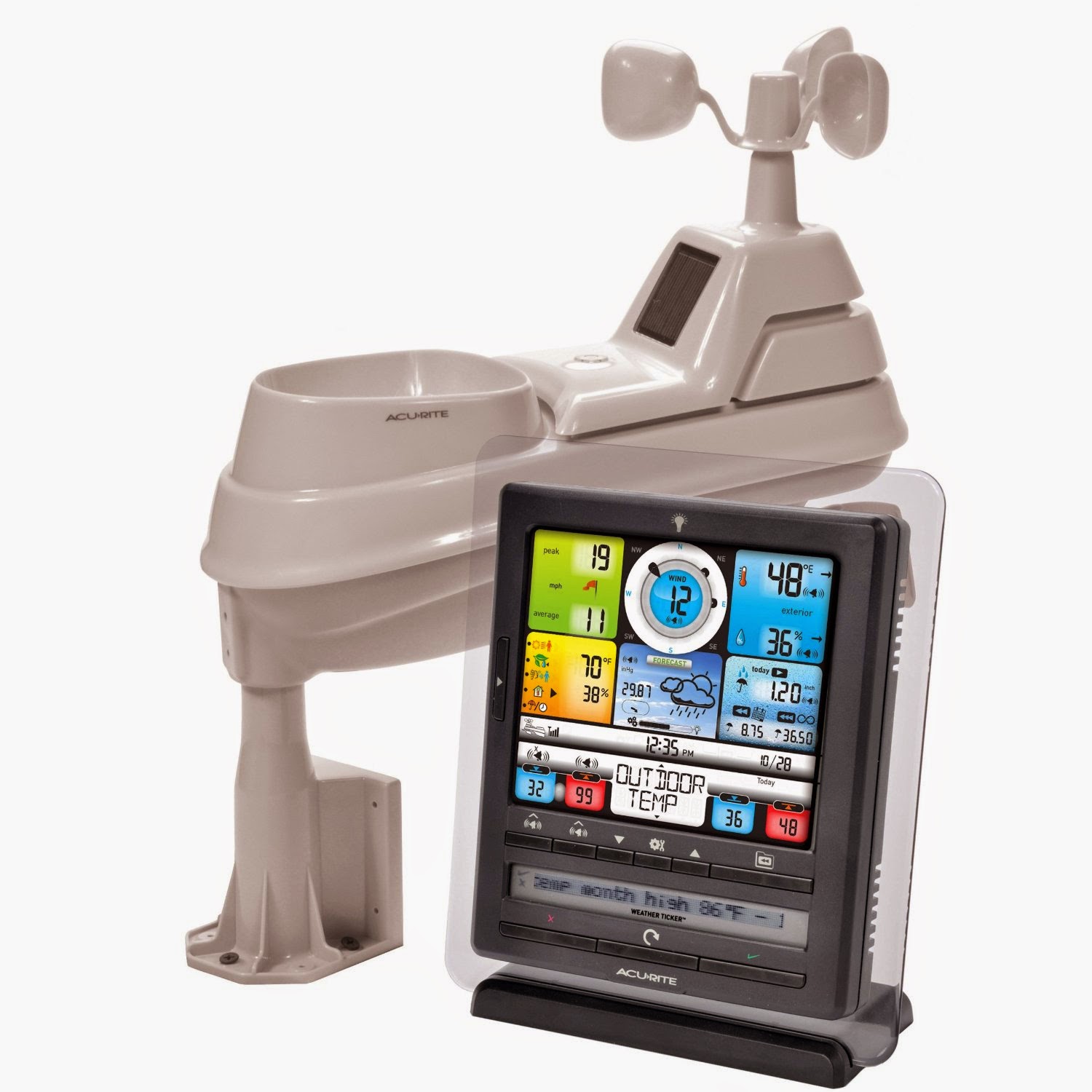 AcuRite 01036 8-Inch Pro Color Digital Weather Station
