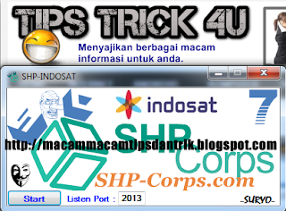 cara trik internet gratis indosat