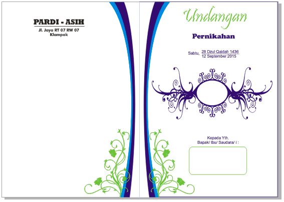 Download Undangan Gratis  Desain Undangan Pernikahan 