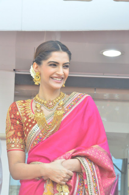 Sonam Kapoor Stills at Kalyan Jewellers Inaguration