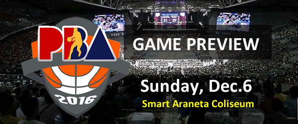 List of PBA Games Sunday October 25, 2015 @ Smart Araneta Coliseum