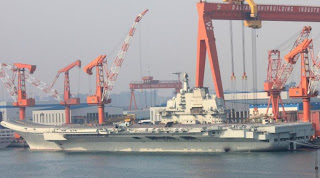 Flying Aircraft Carrier on On Chinese Shi Lang Ex Varyag Aircraft Carrier The Z 8 Helicopter Ws