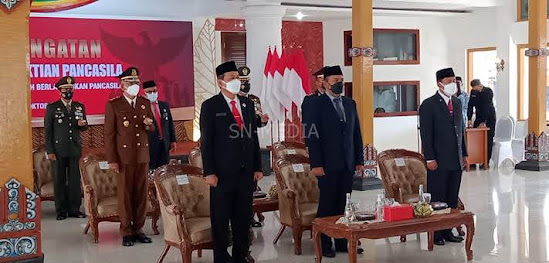 Upacara kesaktian pancasila di Ngawi