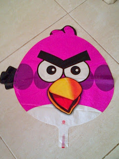 Foil Character Angry Bird Pink