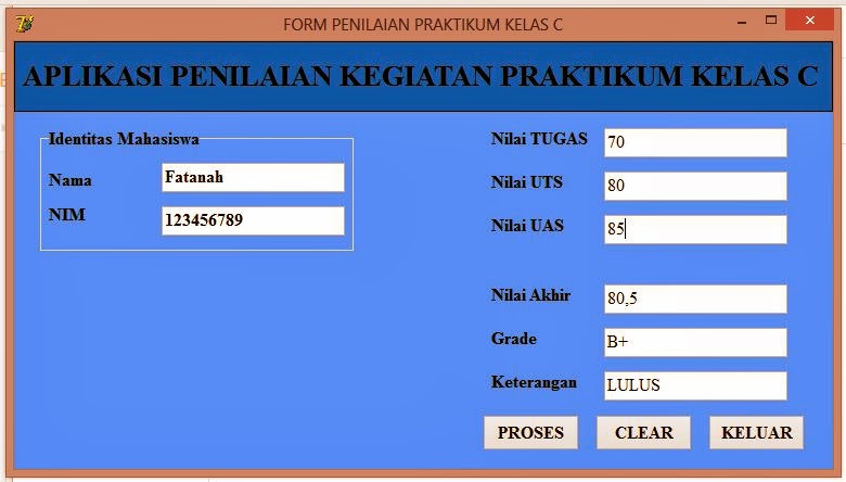 Contoh Program Penilaian Menggunakan Delphi  Death_Note Blog