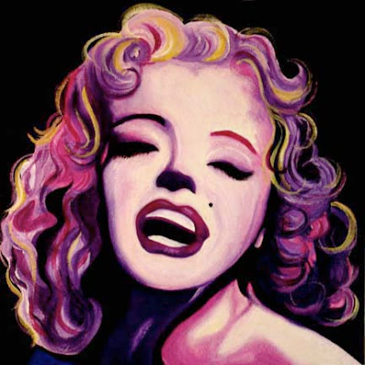 10 x 10 inches Original Marilyn Monroe Oil Painting