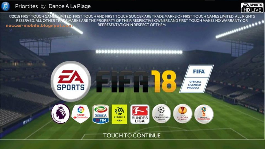 Download FTS Mod FIFA 18 By Adhi Putra | Soccer Mobile