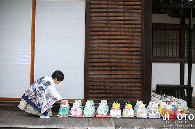 京都府京丹後市の金刀比羅神社で七五三撮影