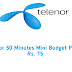 Telenor 50 Minutes Mini Budget Package