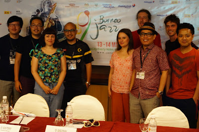 Press Conference hari pertama Borneo Jazz festival