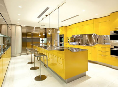 Yellow Kitchen Furniture Contemporary