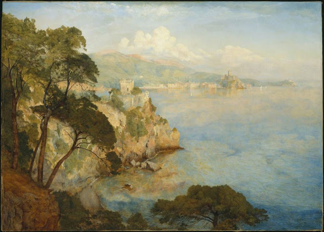 Gulf of Spezia (1884) by Henry Roderick Newman  MFA, Boston.