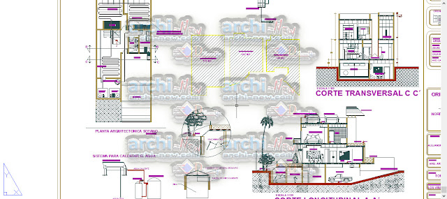 download-autocad-cad-dwg-file-terraced-house-residence